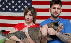 進擊的巨貓！體重近10公斤肥貓找到新家 大貓咪、Pickles、緬因浣熊貓、Maine Coon、美國