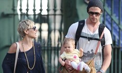 妞快報：雷神下凡騎腳踏車遛女兒！ 妞快報、雷神索爾、克里斯漢斯沃、女兒、India Rose