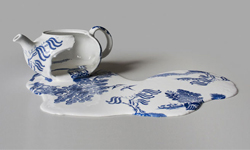 瓷器打破仍有價值！冰淇淋融化般的雕塑作品 Livia Mari、Nomad Patterns、瓷器、融化、雕塑