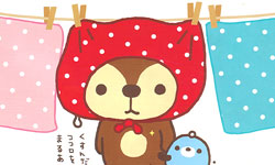 不是松鼠牠是浣熊 最愛認真打掃的家事小浣熊Kireizukin San-X、 Kireizukin、家事小浣熊、打掃小浣熊、主婦小浣熊