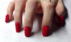 新一代防狼小物？3D列印指甲片挑戰視覺極限 3D、3D列印、指彩、指甲、指甲片