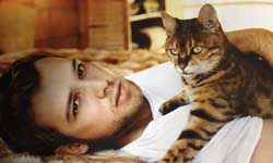 我願化作你懷中貓  10張照片證明愛貓的男人最帥氣！ 貓咪、養眼、帥氣、性感、肌肉