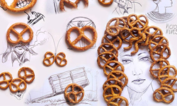 蝴蝶餅的真正身分是女人頭髮？化普通小物為神奇的藝術創作 藝術、Victor Nunes、插畫