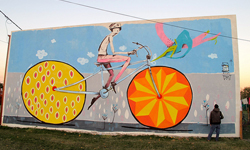 關於單車的浪漫幻想！療癒系腳踏車街頭彩繪畫作 單車、街頭藝術、彩繪、畫、Mart、藝術