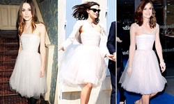 妞快報：戰袍壽終正寢　綺拉奈特莉：被＿＿毀了 妞快報、綺拉奈特莉、婚紗、洋裝