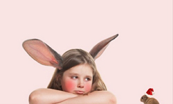 如果我有兔子耳朵？喚醒潛藏已久的少女心插畫 兔子、Dilok Lak、插畫、可愛、粉紅、少女