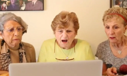 倒抽一口氣！阿公阿媽聽流行歌的爆笑反應 爺爺、奶奶、流行、歌曲、反應