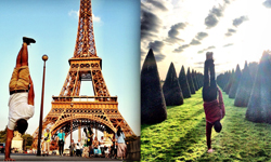 如果世界顛倒會是什麼樣的風景？B-boy的倒立看巴黎計畫 B-boy、Hip Hop、藝術、倒立、巴黎、攝影、Kapstand、Instagram、藝術