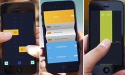 將待辦事項摺疊起來帶著走！簡約科技感行事曆App《Peek Calendar》 手機、Peek Calendar、App、行事曆、待辦事項