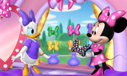 一起來做蝴蝶結吧！米妮的蝴蝶結工作室遊戲App《Minnie Bow Maker》 米妮、蝴蝶結、卡通、App、兒童