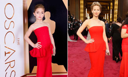 這才叫真正的「小」珍妮佛！《ToodleWood》再次帶領小孩上紅毯 Tricia Messeroux、ToodleWood、2014奧斯卡、紅毯、迷你