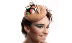 這樣子走在路上不怕被吃掉嗎？讓人垂涎三尺的食物帽 Maor Zabar、以色列、羊毛氈、帽子、食物