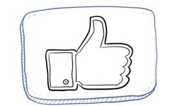 猜猜看按讚鈕啥時出現的？150秒回顧臉書10年成長之旅短片 facebook、馬克祖克柏、哈佛、Mashable、插畫