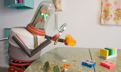 吃藥跌倒樣樣來！揭開機器人的祕密生活場景藝術 Toby Atticus Fraley、機器人、雕塑、鋼鐵人、無敵鐵金剛、匹茲堡、展覽、SPACE、真相、廢物利用、祕密、藝術