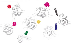 從前戲到高＿？敬請揉捏拍打實體日文字「あ」紓壓 文字、創意、日本、平假名、展覽