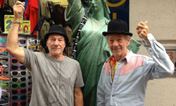 萬磁王與X教授重拾友誼歡喜遊紐約？兩老意外溫馨的觀光客照    萬磁王、X戰警、紐約、觀光、觀光客