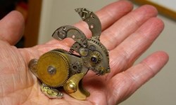 蒸汽龐克風格重現！破銅爛鐵變身齒輪藝術 蒸汽龐克、All Natural Arts、Susan Beatrice、Watch sculptures and steampunk、懷錶