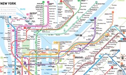 環遊世界就靠它了！標準化世界地鐵路線圖 Jug Cerovic、地鐵、捷運、路線