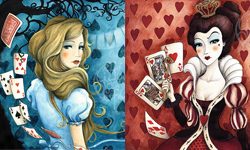 想走進畫裡跟她一起冒險！浪漫系愛麗絲插畫 Raquel Costa、插畫、療癒、動物、愛麗絲、愛麗絲夢遊仙境、迪士尼、可愛