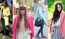 春天桃花就靠它！ 超可愛糖果色外套盤點   外套、時尚、春天、繽紛、馬卡龍、糖果