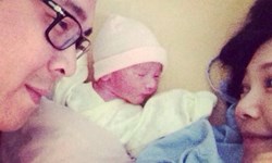 妞快報：梁靜茹卸貨曬全家福照　乾爹乾媽徵求中！ 妞快報、梁靜茹、懷孕、卸貨、全家福