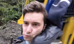 拍照請慎選地點！白目男鐵軌自拍險遭斷頭 自拍、Selfie、Jared Michael、youtube、火車