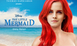 艾瑪華森出演小美人魚？ 名人版迪士尼電影海報逼真出爐 好萊塢、名人、公主、迪士尼、白雪公主