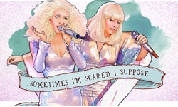 Lady Gaga化身美人魚！粉絲手繪時尚MV 化身、美人魚、人魚、手繪、時尚