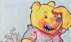 當純真童年染上暴力和鮮血…獵奇著色本崩壞展示中！ 獵奇、著色、童年、純真、崩壞