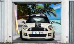 我家也有私人客機？假裝住豪宅的3D車庫貼紙 style-your-garage、上流社會、富豪、名媛、富少、豪宅、名車、哈雷、長頸鹿、兔子、馬、3D、車庫、貼紙