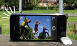 不再舉得手超痠！自拍遙控器假裝有人幫你拍 舉手、手痠、遙控、自拍、神器、裝置、日本、免費、遠端、遠距、App、iPhone、iOS、iTunes、Google Play、Android、Snap remote