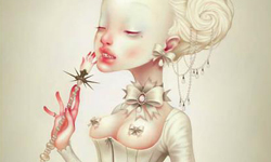 露乳娃娃的血色入侵 法式貴族少女病態插畫集 法國、插畫家、LostFish、獵奇、華麗