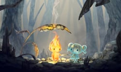 擁抱總是要付出代價  水與火微感傷插畫《Hold Close》          插畫、感人、擁抱、創作、藝術