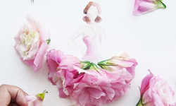 這才是真正的花裙！心醉神迷的自然系鮮花裙子藝術 Limzy、馬來西亞、鮮花、花朵、裙