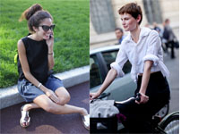 最簡單也最困難！7招讓妳的穿搭看起來更高檔 vogue、高檔、涼鞋、皮革、金屬色、撞色、絲巾、風衣