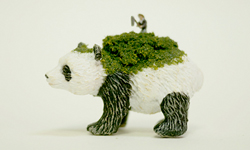 想要住在貓熊、水豚的背上？動物的微型世界模型 Kagari Yusuke、秋葉舞子、水豚、貓熊、猩猩、烏龜、北極熊、袖珍、微型、森林、人、車、動物