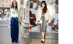 不要露肚臍！3步驟教妳利用短上衣穿出小蠻腰效果 vogue、短上衣、小蠻腰、比例、高腰裙