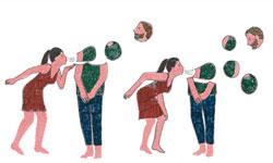 暗喻男女情愛裡的殘酷真相 微情色警世愛情插畫集《In Pieces》 In Pieces、法國、Marion Fayolle、插畫、愛情