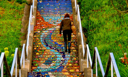 美到可以放棄搭電梯！來自各國創意無限的繽紛多彩階梯 樓梯、階梯、旅行、韓國、義大利