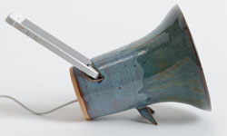 不插電更愛地球 陶瓷手機擴音器 陶瓷、擴音器、手作、手機週邊