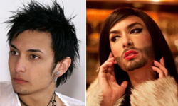 從花美男變鬍鬚女！落腮鬍歌姬開唱驚豔全場 私話題、花美男、鬍鬚、女、男