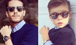 打趴一票性感男模！四歲小帥哥與時尚男模帥氣比一比 四歲、小帥哥、時尚、穿搭、男模