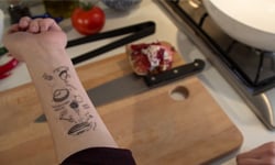 初學者化身超級主廚！再也不用煩惱忘記步驟的食譜刺青貼紙 主菜、食譜、刺青貼紙、Marina Cinciripini、Sarah Richiuso、食材