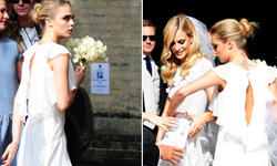 妞快報：姊妹情深！Cara樂當Poppy Delevingne的超盡責伴娘 妞快報、Poppy Delevingne、Cara Delevingne、婚禮、伴娘