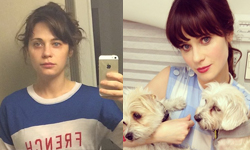 妞快報：你來評評差多少？柔依女神自po無後製素顏照！ 妞快報、柔依、素顏、Zooey Deschanel