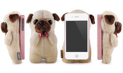 妳的手機讓小動物背背 絨毛娃娃手機殼兼支架 絨毛娃娃、動物、手機殼、手機架