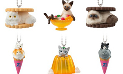 來隻喵喵甜筒吧！貓咪咖啡館吊飾初夏口味沁涼登場 喵喵甜筒、貓咪咖啡館、吊飾、初夏、甜點、貓咪、貓奴、可愛、轉蛋、扭蛋、貓主題咖啡館