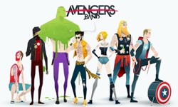 原來他們都是憋褲愛好者？超級英雄Rock'n Roll 的Style 超級英雄、搖滾、樂團、DC、漫威