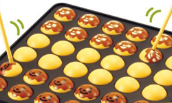 體驗戳章魚燒的快感！章魚燒店老闆培訓遊戲 體驗、章魚燒、老闆、遊戲、下雨、梅雨、日本、可愛、翻轉、料理