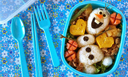不可愛就不吃！令人食指大動的雪寶大餐特蒐 雪寶、咖哩飯、便當、冰雪奇緣、可愛